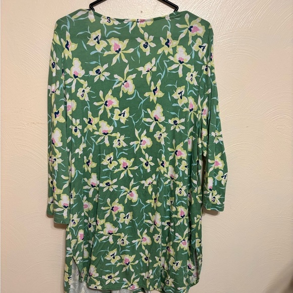 J. Jill Green Floral Blouse - Picture 8 of 8